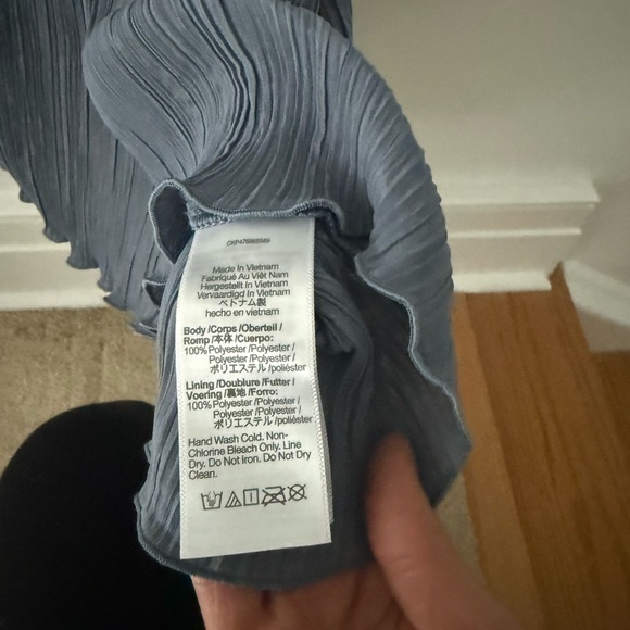 Madewell The Goldie Dress in Plisse - Picture 5 of 9